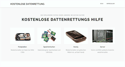 Desktop Screenshot of hilfe-datenrettung.de