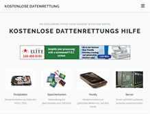 Tablet Screenshot of hilfe-datenrettung.de